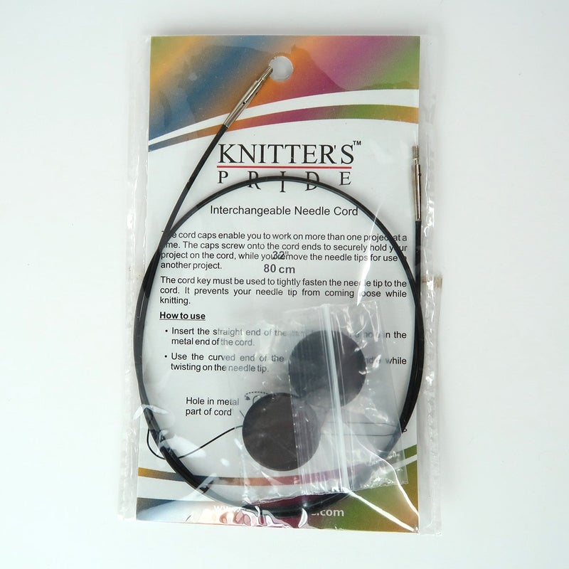 Knitter's Pride Knitters Pride Interchangeable Black Cord Variety Pack - 6 Common Sizes, 16, 24, 32, 40, 47, 60 - Image 4